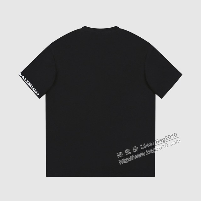 Balenciaga專櫃巴黎世家2023SS新款刺繡T恤 男女同款 tzy2738